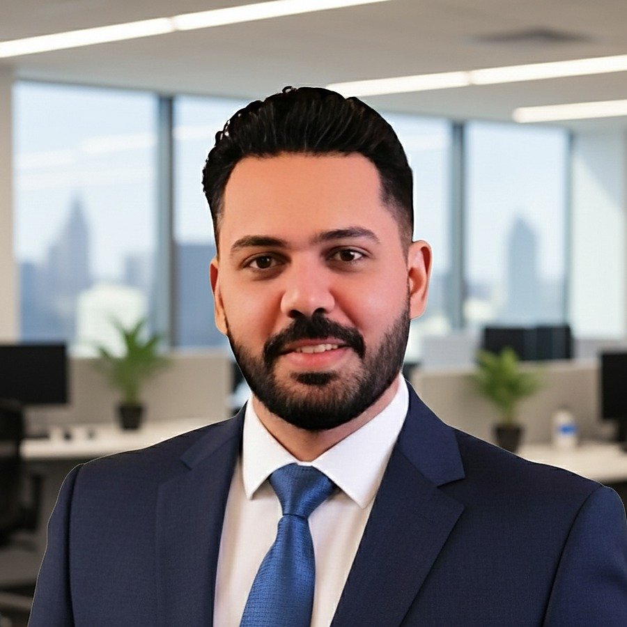 Portrait of Assem Dewidar, PhD, PE, founder of Urban Mynt